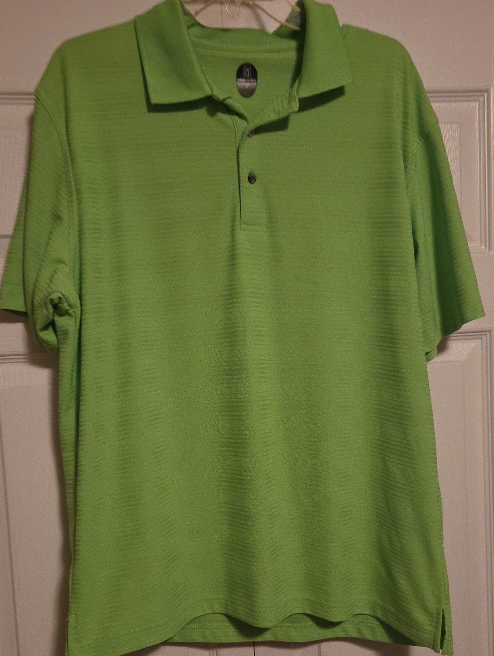 Men's Lime Green Polo Shirt - Classic Short Sleeve